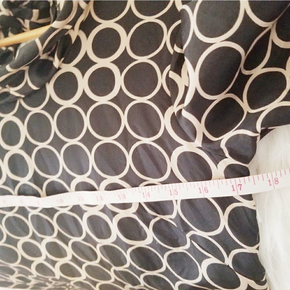 J. Crew 100% silk big rings rollover dress - Picture 7 of 7
